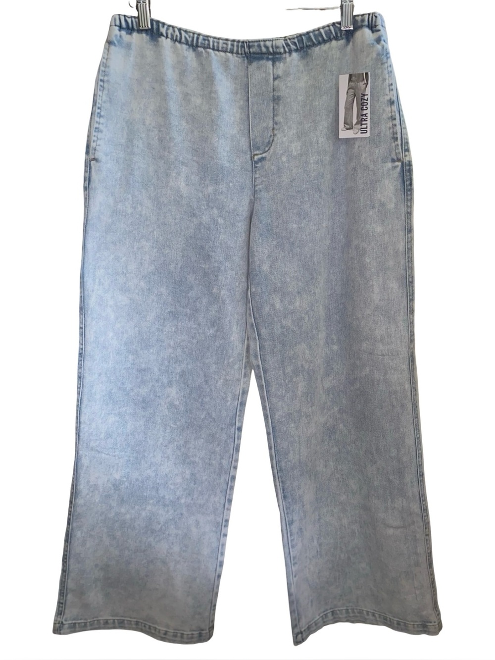Vanilla Star Ultra Cozy Wide Leg Denim Jeans Pants Size Medium